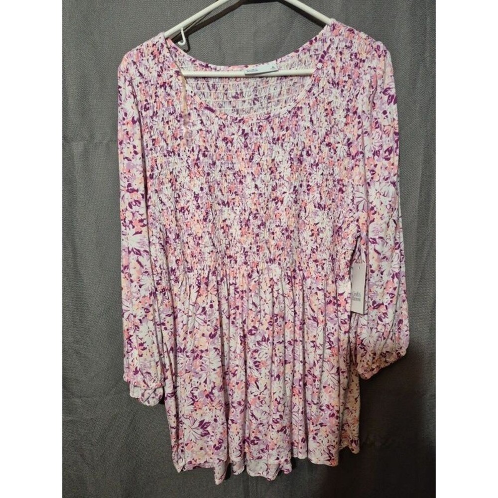 NWT Croft and Barrow Floral shirt XL